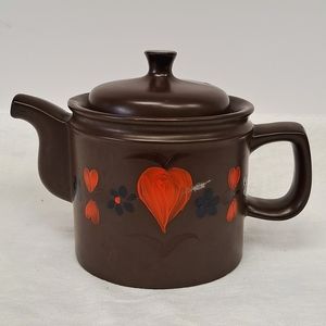 Vintage ARTHUR WOOD folk art teapot